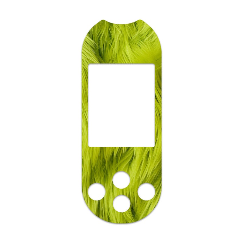Peelz Green Fur Sticker for OneTouch Verio Reflect Glucometer Peelz/Stickers