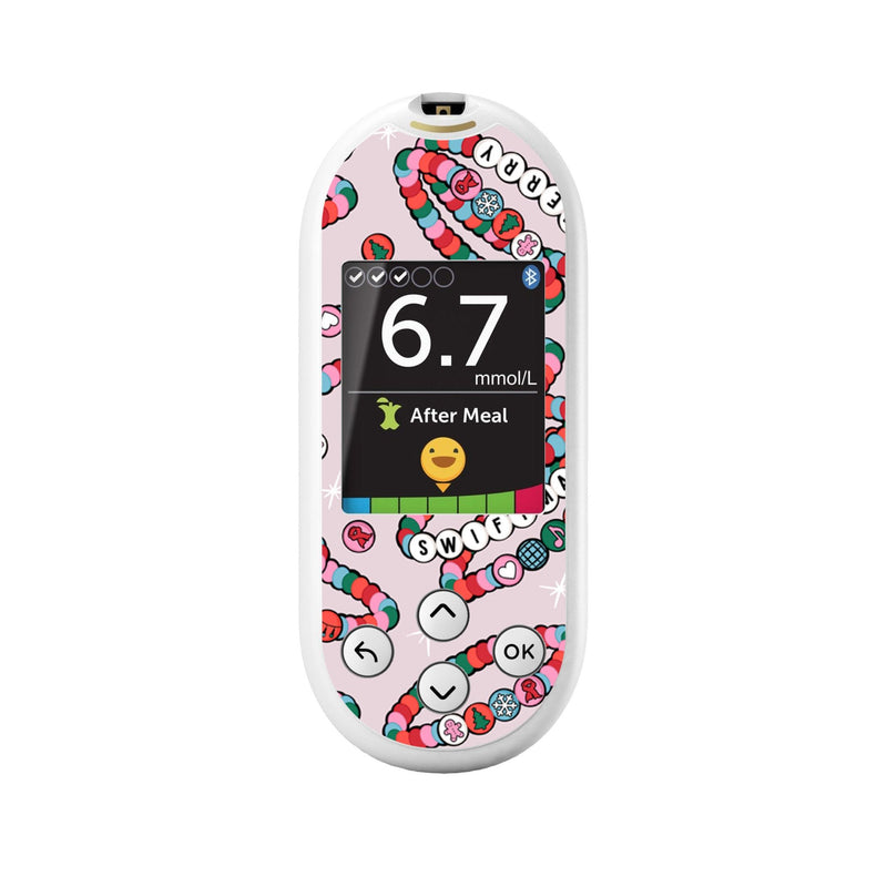 Peelz Merry Swiftmas Sticker for OneTouch Verio Reflect Glucometer Peelz/Stickers