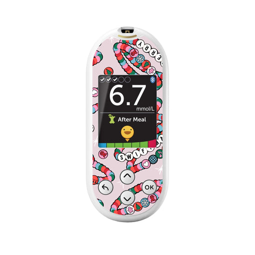 Peelz Merry Swiftmas Sticker for OneTouch Verio Reflect Glucometer Peelz/Stickers