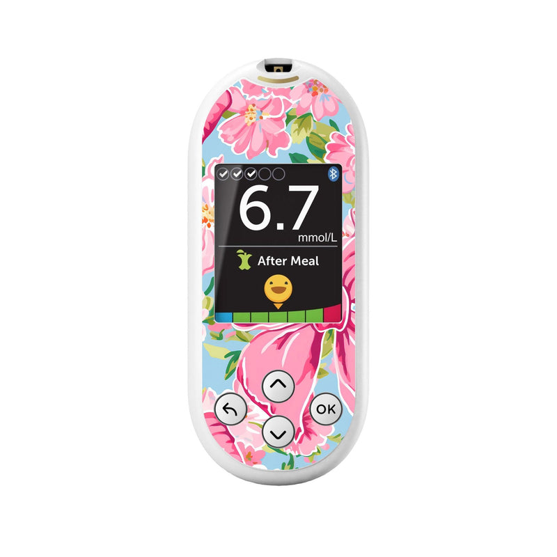 Peelz Blossom Bows for OneTouch Verio Reflect Glucometer Peelz/Stickers