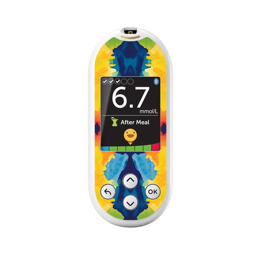Peelz Bright Tie Dye OneTouch Verio Reflect Glucometer Peelz/Stickers