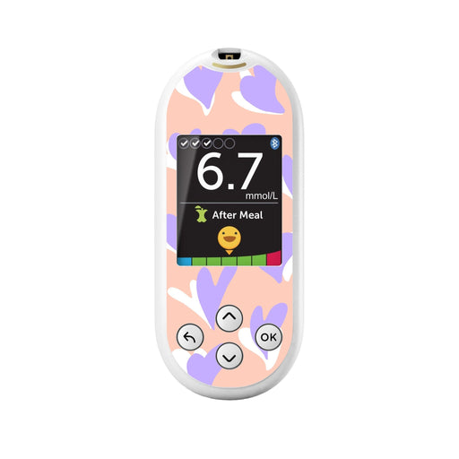 Peelz Lavender Love for OneTouch Verio Reflect Glucometer Peelz/Stickers