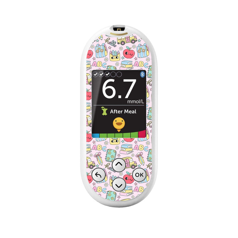 Peelz Tiny Scholar OneTouch Verio Reflect Glucometer - Pump Peelz Peelz/Stickers