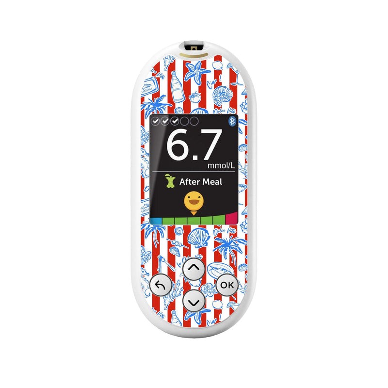 Peelz Spritz Parade OneTouch Verio Reflect Glucometer - Pump Peelz Peelz/Stickers