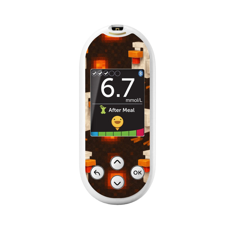 Peelz Inferno Chicken OneTouch Verio Reflect Glucometer - Pump Peelz Peelz/Stickers