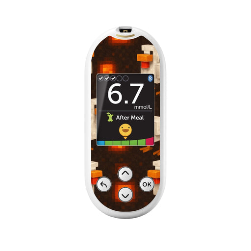 Peelz Inferno Chicken OneTouch Verio Reflect Glucometer - Pump Peelz Peelz/Stickers