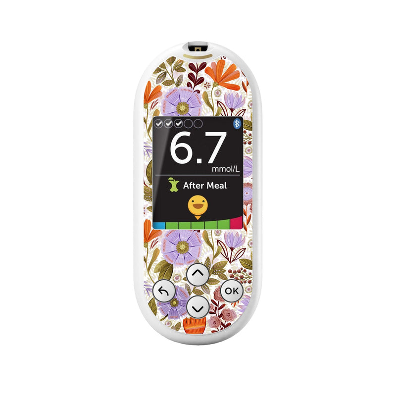 Peelz Autumn Meadow OneTouch Verio Reflect Glucometer - Pump Peelz Peelz/Stickers