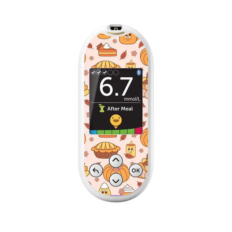 Peelz Cozy Harvest OneTouch Verio Reflect Glucometer - Pump Peelz Peelz/Stickers