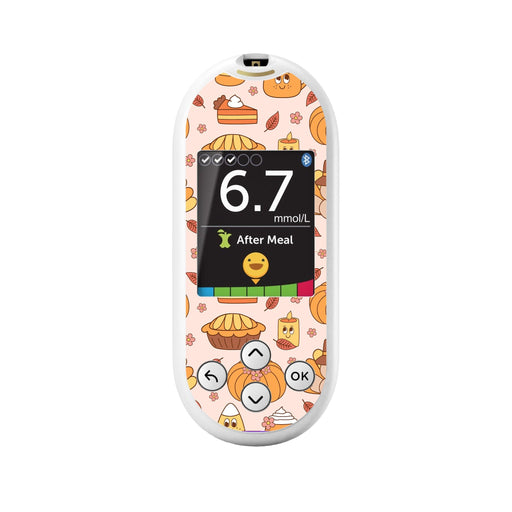Peelz Cozy Harvest OneTouch Verio Reflect Glucometer - Pump Peelz Peelz/Stickers