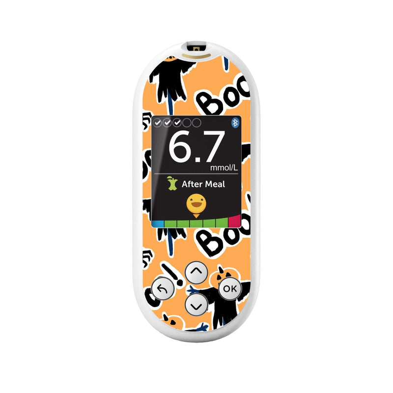 Peelz Pumpkin Boo OneTouch Verio Reflect Glucometer - Pump Peelz Peelz/Stickers