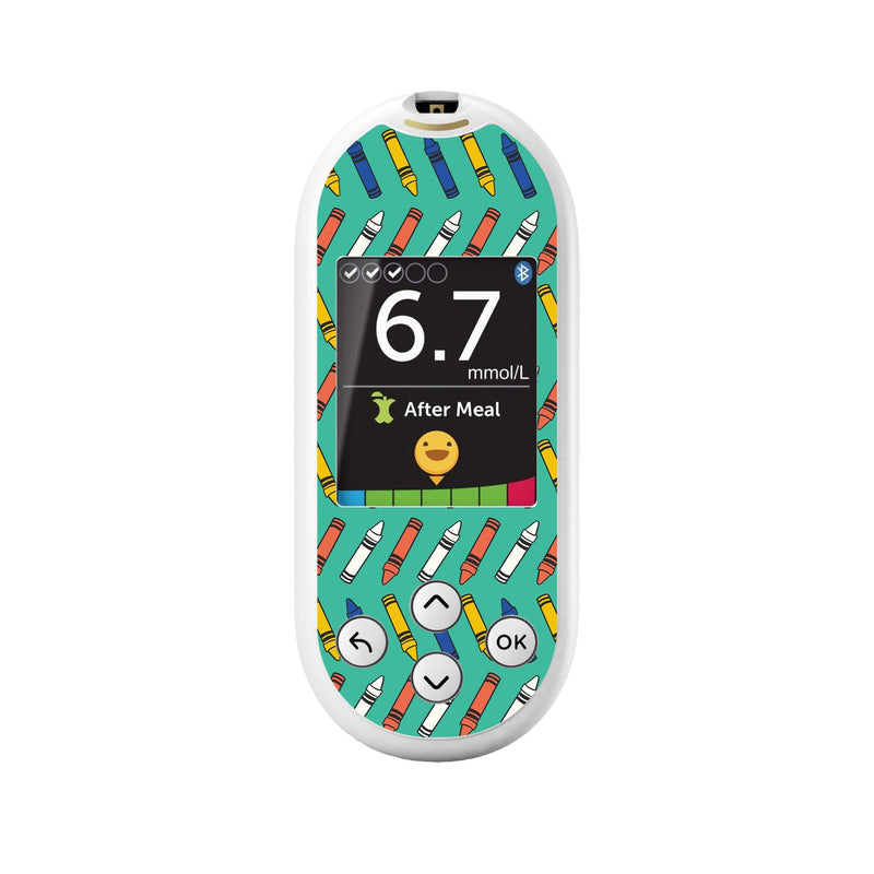 Peelz Crayon Pop OneTouch Verio Reflect Glucometer - Pump Peelz Peelz/Stickers