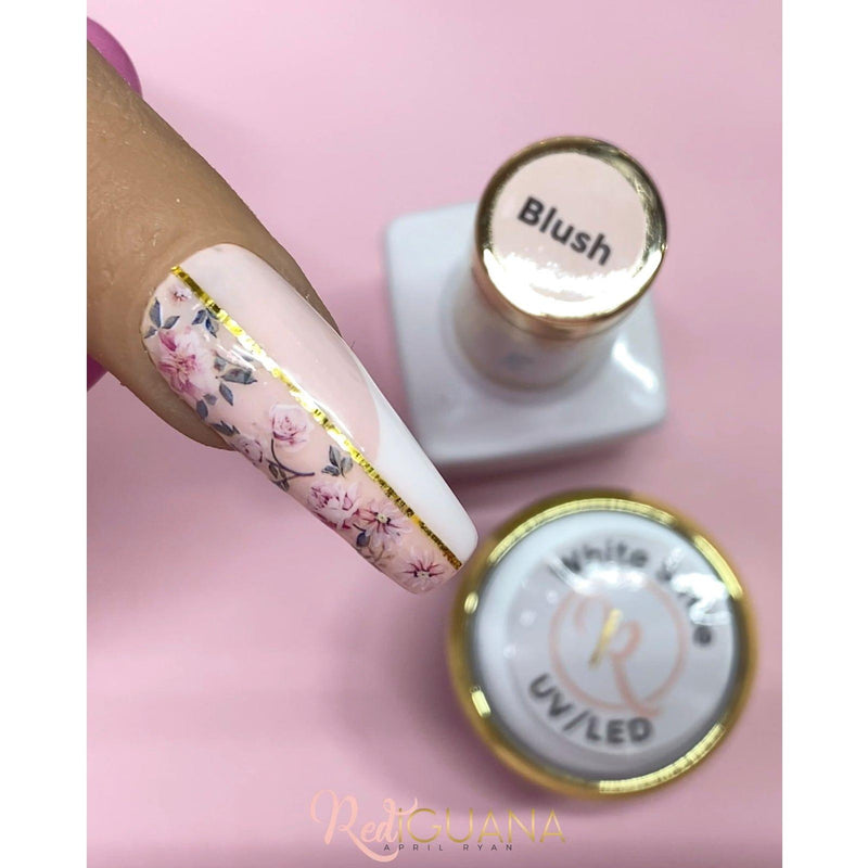 Red Iguana LLC White Smile French Gel Paint Nail Art