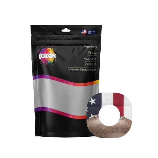 Peelz Vintage Football Dexcom G7 and Stelo Patch Tape - Pump Peelz Patch Medical Tape