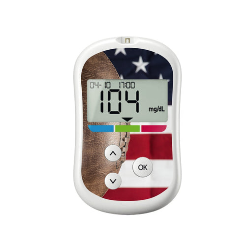 Peelz Vintage Football for OneTouch Verio Flex Glucometer Peelz/Stickers