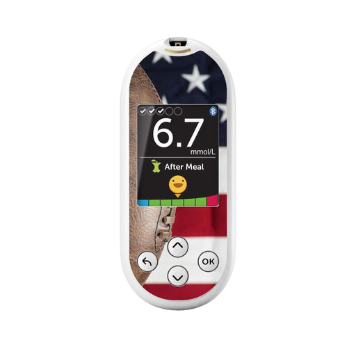 Peelz Vintage Football for OneTouch Verio Reflect Glucometer Peelz/Stickers
