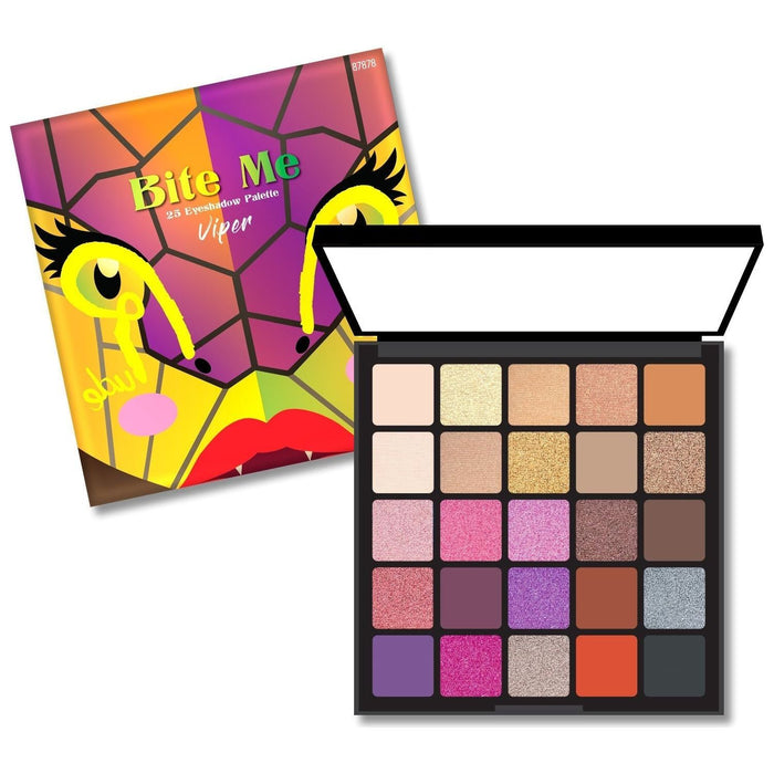 Rude Cosmetics - Rude Cosmetics - Bite Me 25 Eyeshadow Palette Display Set, 24pcs