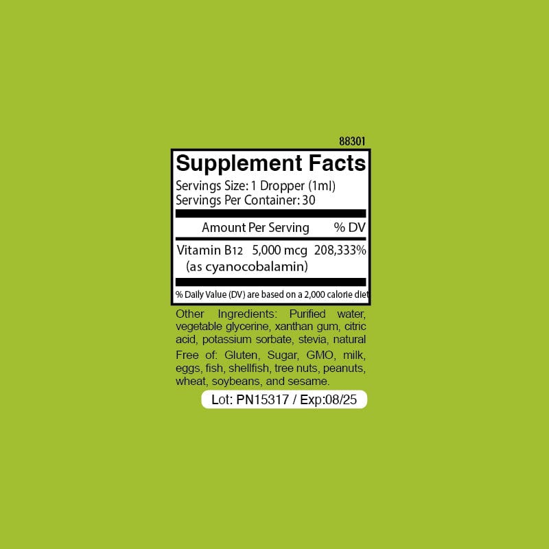 Suplementos Laura Posada by The Brand Atelier Vitamin B12 |  Aumentar la  Energía, Mejora el estado de Animo, Apoya la Memoria