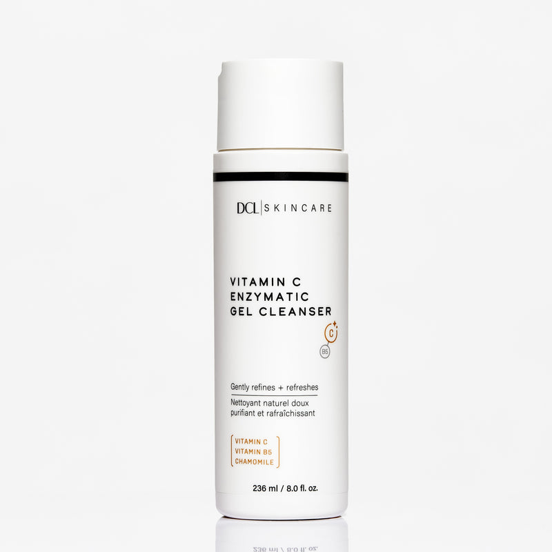 DCL Skincare Vitamin C Enzymatic Gel Cleanser Bottle