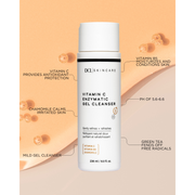 DCL Skincare Vitamin C Enzymatic Gel Cleanser Bottle