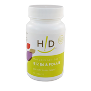 Hallelujah Diet Vitamin B12, B6, Folate Vitamins & Supplements Light Gray