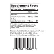 Hallelujah Diet Vitamin C Powder (Sodium Ascorbate) Vitamins & Supplements