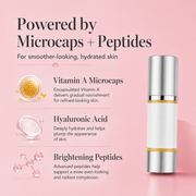 Glimmer Goddess® Organic Skin Care Vitamin A Microcaps Serum Serums Pink