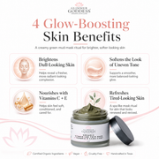 Glimmer Goddess® Organic Skin Care Organic Vitamin C & E Brightening Face Mask Masks & Peels
