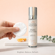 Glimmer Goddess® Organic Skin Care Organic Vitamin C Facial Toner – Natural Brightening Astringent Cleansers & Scrubs