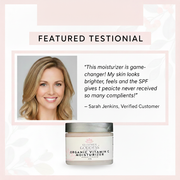 Glimmer Goddess® Organic Skin Care Organic Vitamin C Daily Moisturizer SPF 30 – Brightening Formula Moisturizers