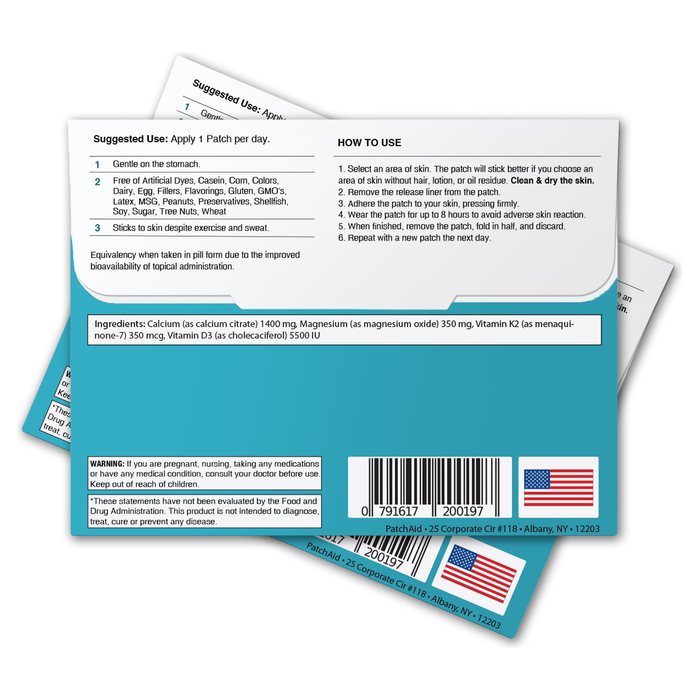 Duodenal Switch Vitamin Patch Pack