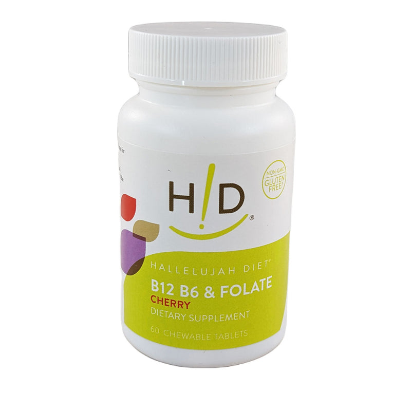 Hallelujah Diet Vitamin B12, B6, Folate Vitamins & Supplements