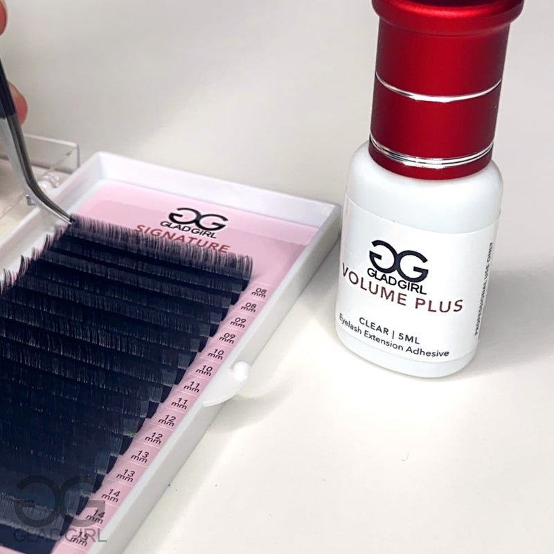 GladGirl Volume Plus Eyelash Extension Adhesive - Clear Glue & Remover