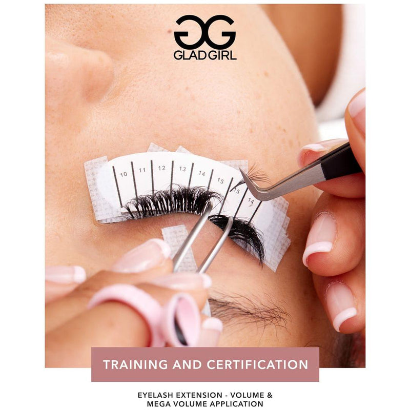 GladGirl Eyelash Extension Volume Application Training Manual Marketing