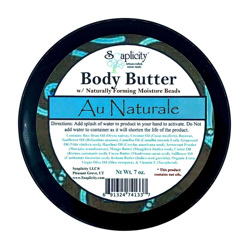Soaplicity Au Naturale Body Butter - unscented Body Butter