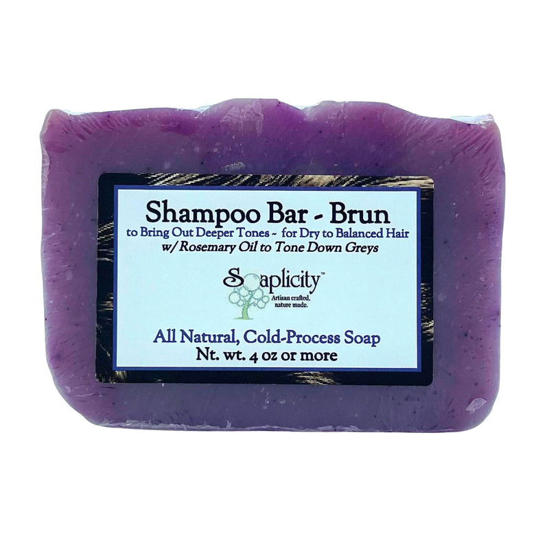 Soaplicity Brun Shampoo Bar Shampoo Bar