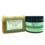 Soaplicity Clear Skincare Sets for Oily Skin Bundles White Smoke Clear Facial Soap & Serum,Clear Facial Soap & Mask,Clear Facial Trio (Soap, Mask & Serum)