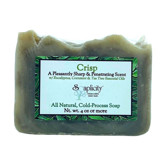 Soaplicity - Crisp Soap Bar With Cornmint, Tea Tree, & Eucalyptus