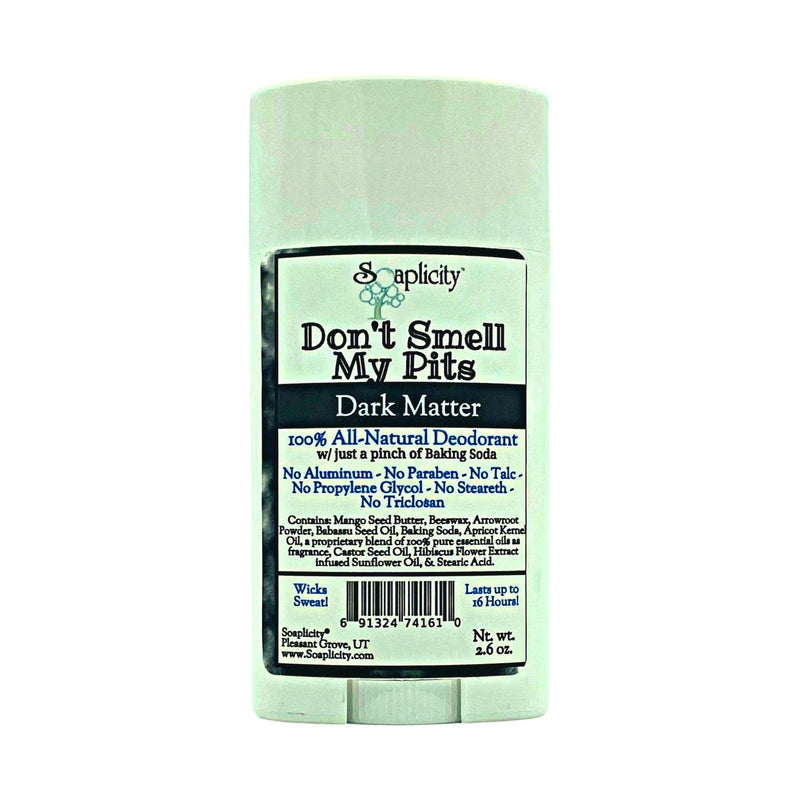 Soaplicity Don't Smell My Pits Natural Deodorant - Dark Matter Deodorants