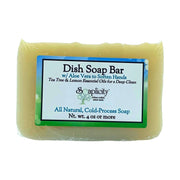 Soaplicity Dish Soap Bar with Aloe, Tea Tree & Lemon Default