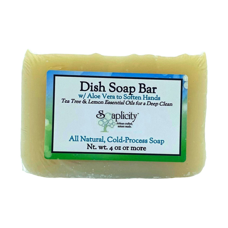 Soaplicity Dish Soap Bar with Aloe, Tea Tree & Lemon Default