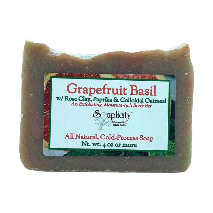 Soaplicity - Grapefruit Basil Soap Bar - Discontinued