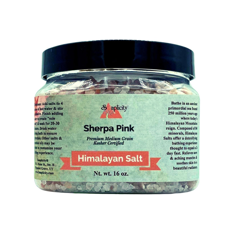 Soaplicity Premium Himalayan Bath Salts, Kosher Certified Bath Salts