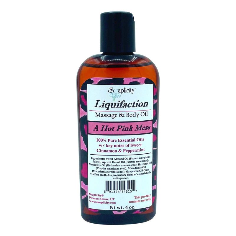 Soaplicity A Hot Pink Mess Liquifaction Massage Oil Massage Oil