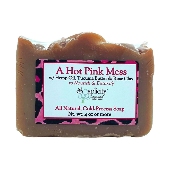 Soaplicity - A Hot Pink Mess Soap Bar