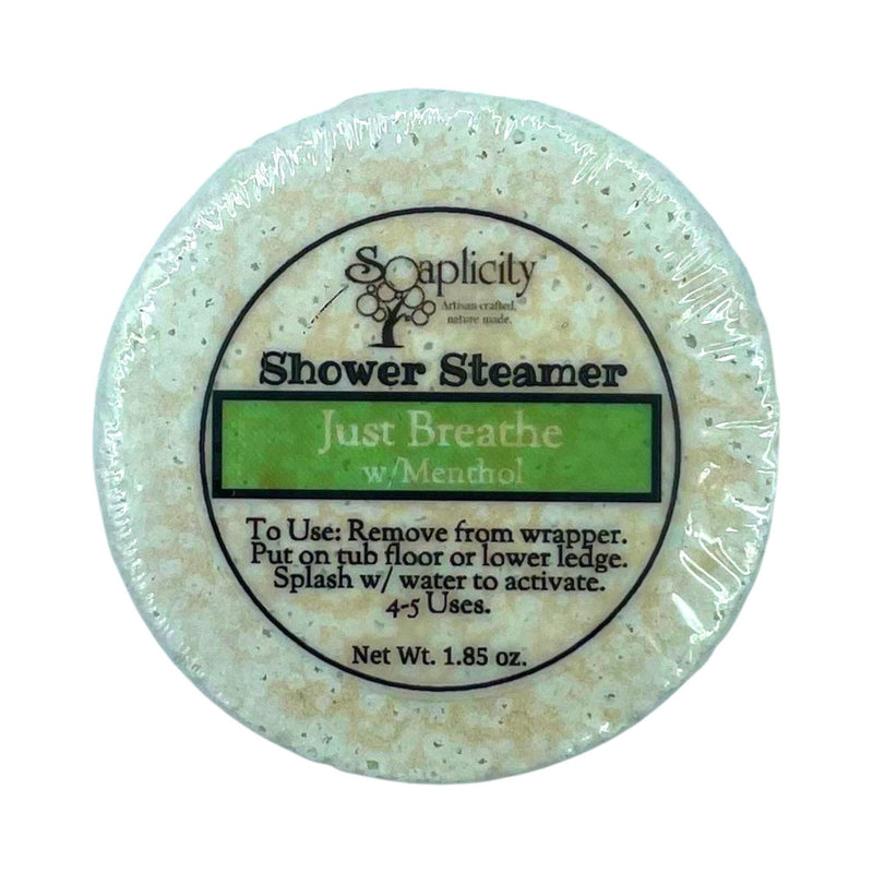 Soaplicity Just Breathe Shower Steamer w/ Menthol Shower Steamers