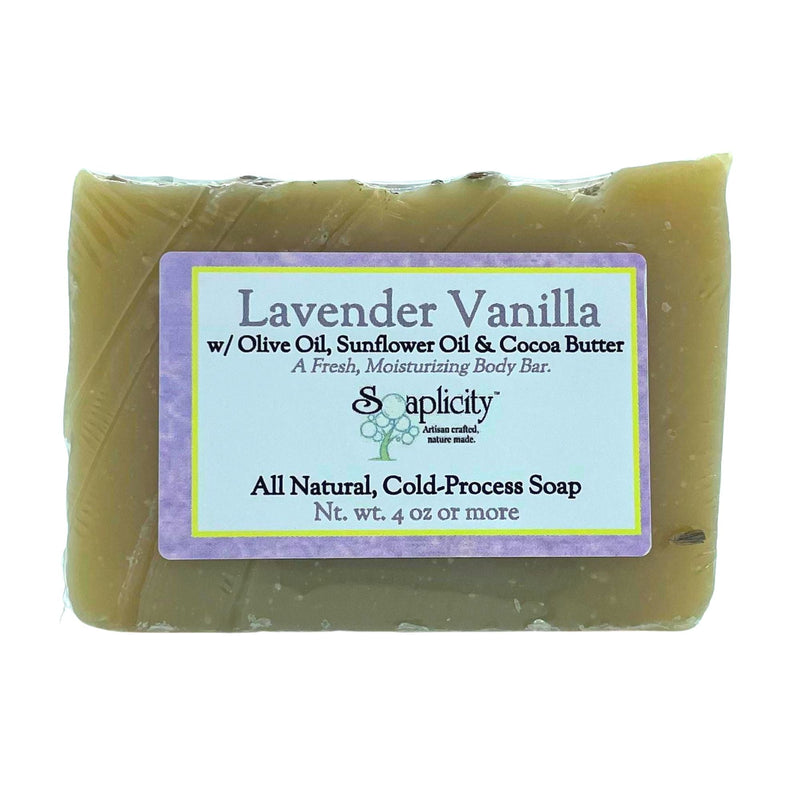 Soaplicity Lavender Vanilla Soap Bar Soap Bar
