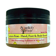 Soaplicity Lemon Rose Hand, Foot & Body Sugar Scrub Body Scrub