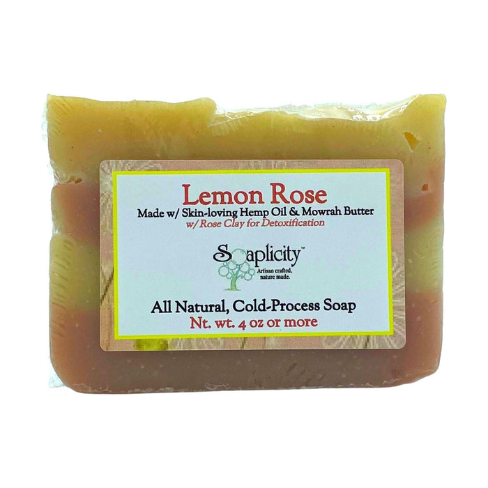 Soaplicity - Lemon Rose Soap Bar