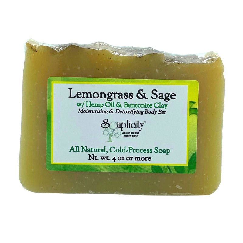 Soaplicity Lemongrass & Sage Soap Bar Soap Bar