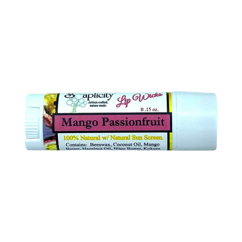 Soaplicity Mango Passionfruit Lip Wick Lip Balm Lip Balms